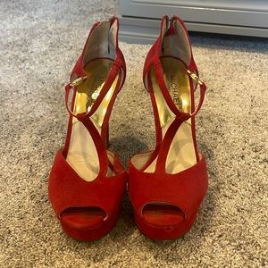Michael Kors Red Heels
